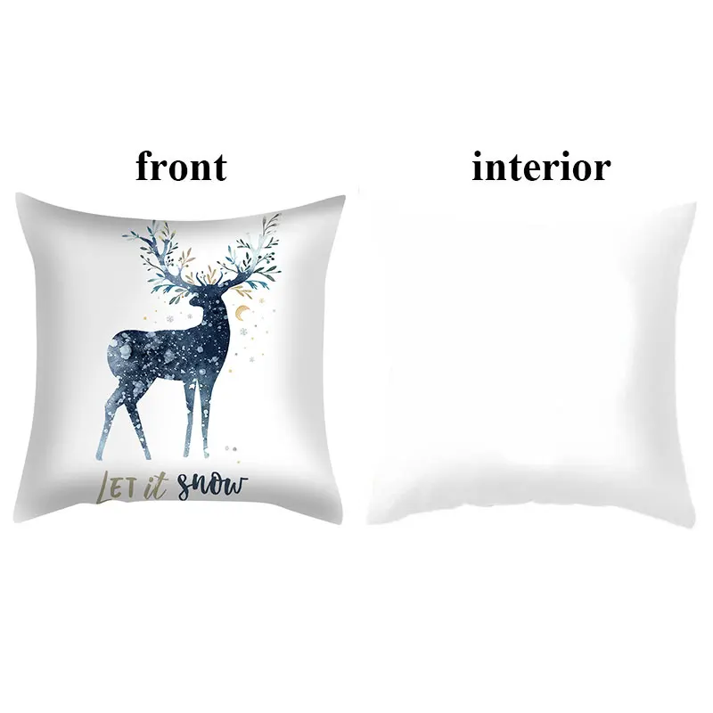 Blue Themed Cushion Cover 45x45cm Elk Christmas Pillowcase 2022 Christmas Decor for Home Merry Christmas Ornament Navidad
Blue Themed Cushion Cover 45x45cm Elk Christmas Pillowcase 2022 Christmas Decor for Home Merry Christmas Ornament Navidad