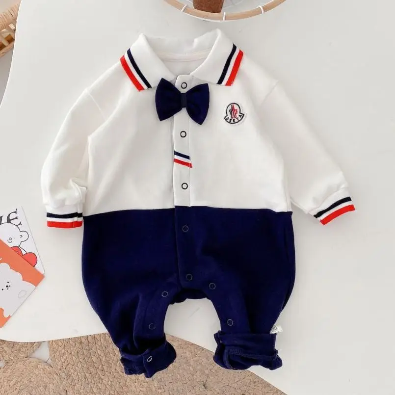 0-2Y Baby Clothes Infant Kids College Style Romper Clothing Newborn Baby Boys' Bow Tie Long-sleeve Jumpsuit
0-2Y Baby Clothes Infant Kids College Style Romper Clothing Newborn Baby Boys' Bow Tie Long-sleeve Jumpsuit