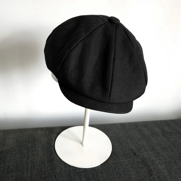 Black Hat Woman Duck Tongue Cap Literary Octagonal Cap British Retro Hat Casual Hat yang Woman Spring Summer Autumn Winter
Black Hat Woman Duck Tongue Cap Literary Octagonal Cap British Retro Hat Casual Hat yang Woman Spring Summer Autumn Winter