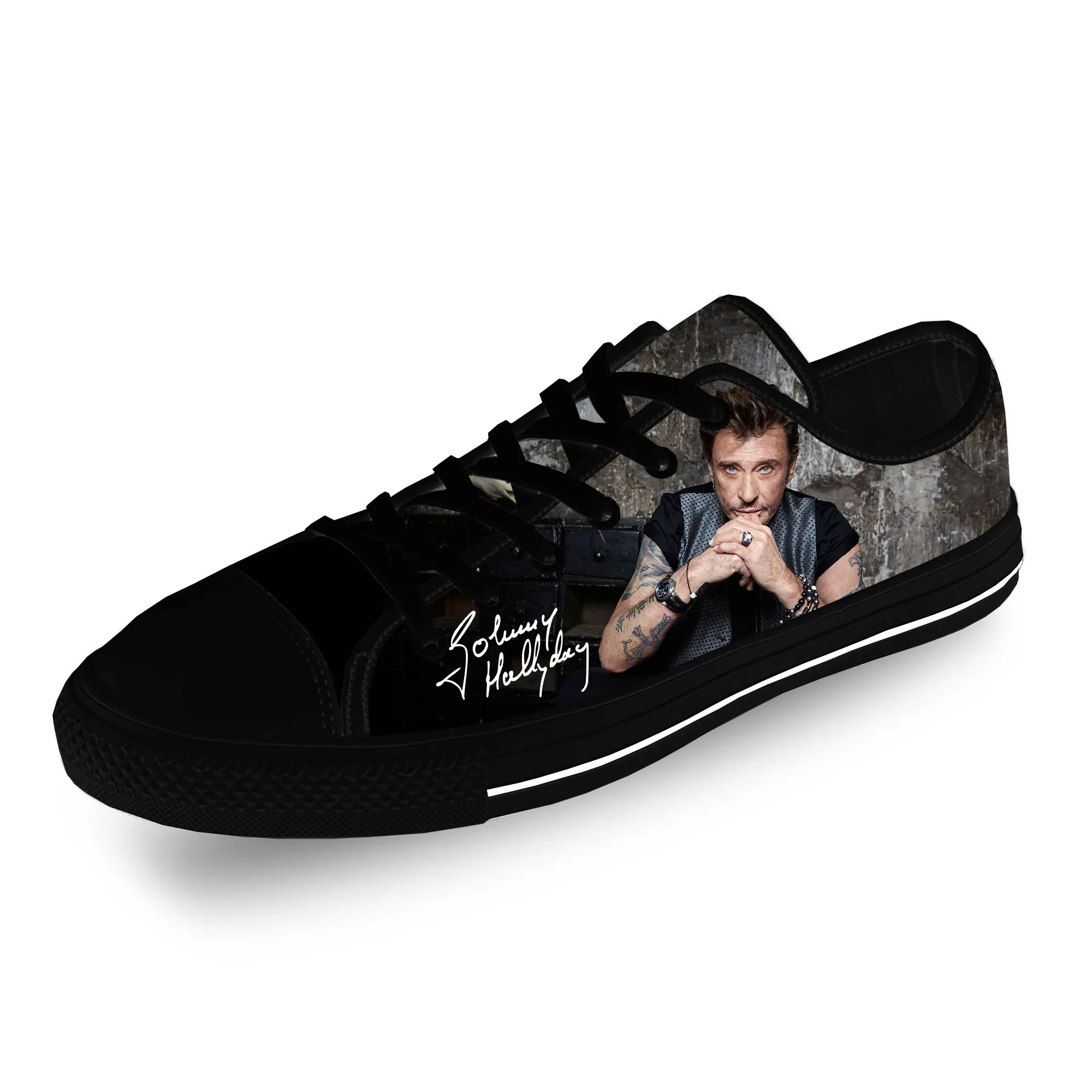 Johnny Hallyday Rock Star Lightweight Cloth 3D Print Funny Fashion Low Top Canvas Shoes Men Women Casual Breathable Sneakers
Johnny Hallyday Rock Star Lightweight Cloth 3D Print Funny Fashion Low Top Canvas Shoes Men Women Casual Breathable Sneakers