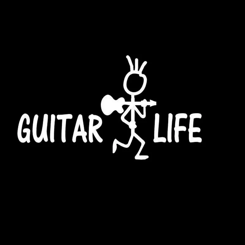 GUITAR LIFE Funny Vinyl Decal window Sticker 15.1x8.5cm 
GUITAR LIFE Funny Vinyl Decal window Sticker 15.1x8.5cm