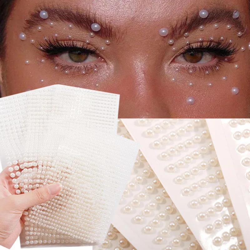 3mm/4mm/5mm/6mm 3D Pearl Face Jewels Eyeshadow Stickers Self Adhesive Face Body Eyebrow Diamond Nail Stickers Diamond Decoration
3mm/4mm/5mm/6mm 3D Pearl Face Jewels Eyeshadow Stickers Self Adhesive Face Body Eyebrow Diamond Nail Stickers Diamond Decoration