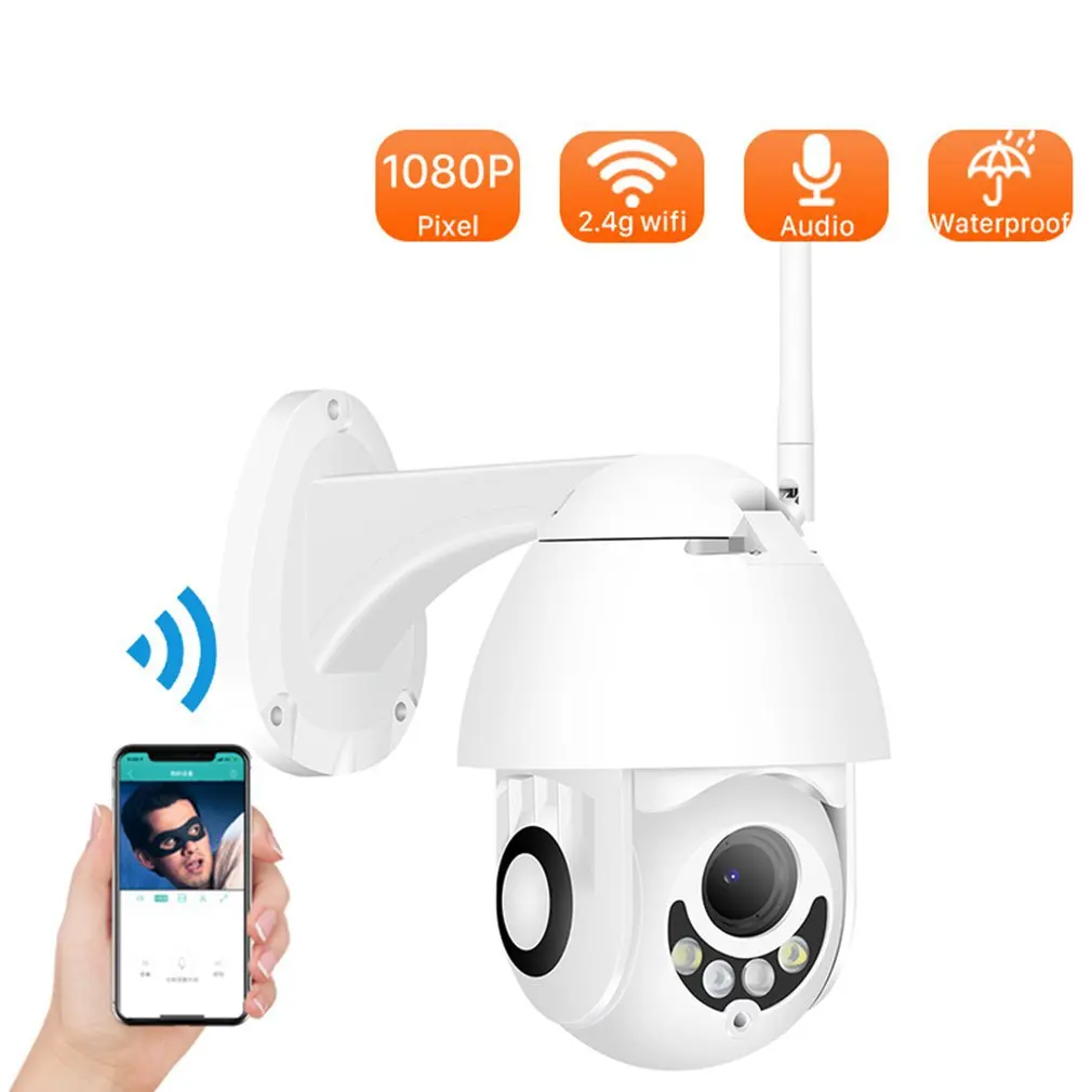 KSNCAM 1080P Wireless PTZ Speed Dome IP Camera WiFi Outdoor Two Way Audio CCTV Security Video Network Surveillance Camera P2P
KSNCAM 1080P Wireless PTZ Speed Dome IP Camera WiFi Outdoor Two Way Audio CCTV Security Video Network Surveillance Camera P2P