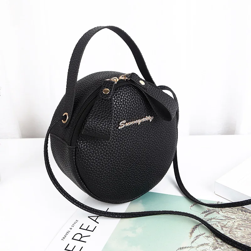 Fashion Shoulder Bags For Women PU Crossbody Round Bag Cute Small Handbag Circular Design Ladies Casual Tote Soft Purse Bolsos 
Fashion Shoulder Bags For Women PU Crossbody Round Bag Cute Small Handbag Circular Design Ladies Casual Tote Soft Purse Bolsos