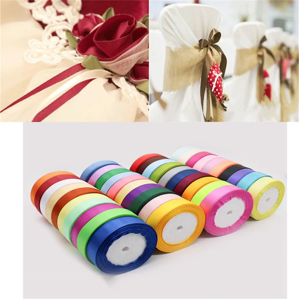 20mm Satin Ribbon Rolls Reels Double Sided Ribbon For Bows Diy Sewing Craft Ribbon For Decoration Wedding Packing Material
20mm Satin Ribbon Rolls Reels Double Sided Ribbon For Bows Diy Sewing Craft Ribbon For Decoration Wedding Packing Material
