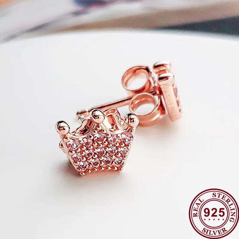 100% 925 серьги Silver Pan Earrings Fashion Rose Gold Crown Pan Earrings For Women Wedding Gift Fashion Jewelry
100% 925 серьги Silver Pan Earrings Fashion Rose Gold Crown Pan Earrings For Women Wedding Gift Fashion Jewelry