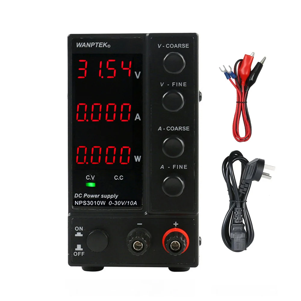 Цифровой дисплей NPS3010W 30V10A 4 блок питания постоянного тока Регулируемый