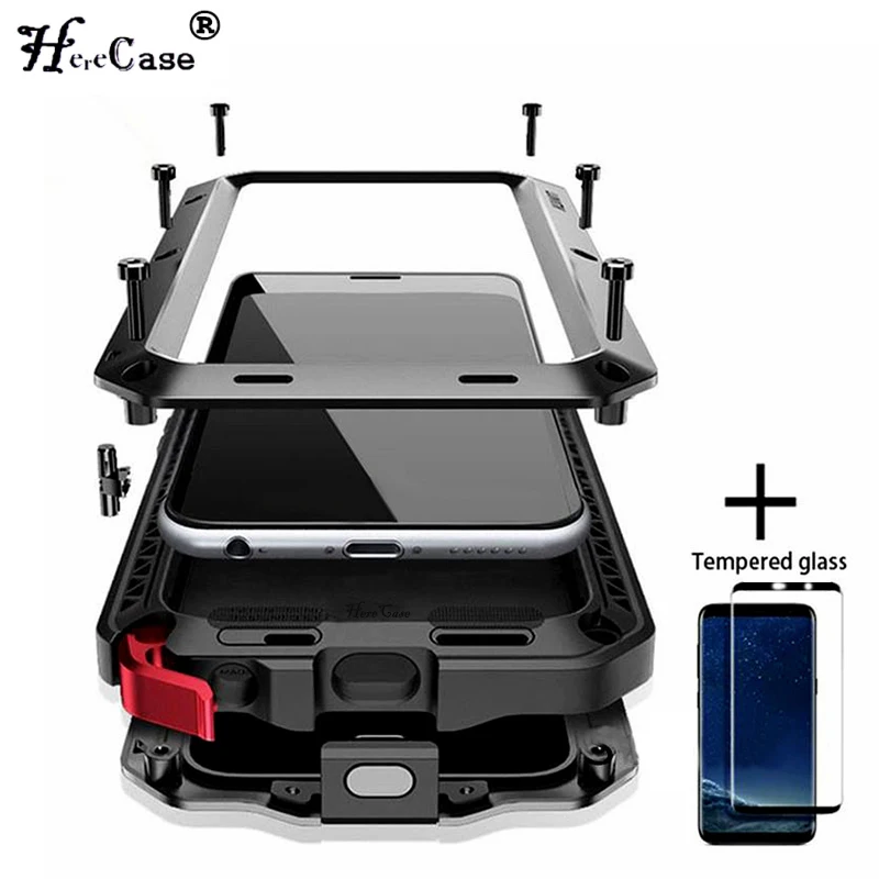 5D Full Glue Tempered Film For Samsung Note10 S10 S10P S8 S8Plus S9 S9Plus Note 8 Luxury doom Armor Case Metal Shockproof Cover
5D Full Glue Tempered Film For Samsung Note10 S10 S10P S8 S8Plus S9 S9Plus Note 8 Luxury doom Armor Case Metal Shockproof Cover