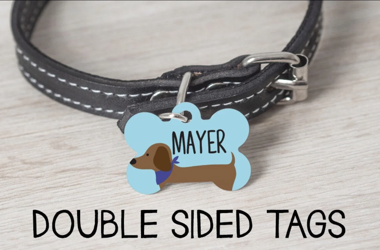 Personalized Aluminum Pet ID Tag Name ID Label Free Design Nameplate Learning Set Free Engraving
Personalized Aluminum Pet ID Tag Name ID Label Free Design Nameplate Learning Set Free Engraving