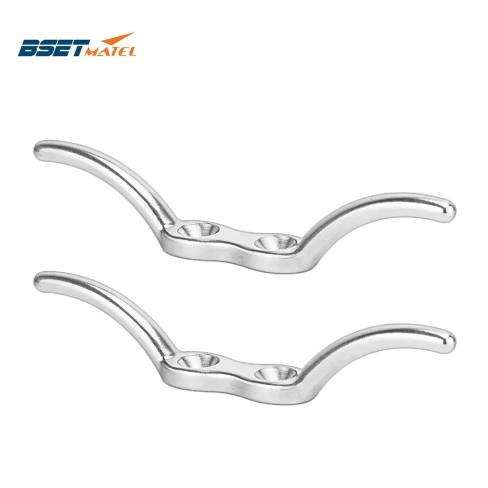 2PCS stainless steel 316 Flagpole Cleat Hook Fixed Hook Flag Rope Cleat Flag Halyard Boat Securing Tie Down DocksTarps Awnings
2PCS stainless steel 316 Flagpole Cleat Hook Fixed Hook Flag Rope Cleat Flag Halyard Boat Securing Tie Down DocksTarps Awnings