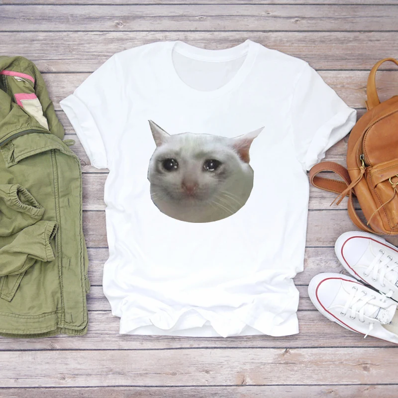 Women Cat Cartoon Cute Style Print Short Sleeve Clothing Summer Shirt T-shirts Top T Graphic Female Ladies Womens Tee T-Shirt
Women Cat Cartoon Cute Style Print Short Sleeve Clothing Summer Shirt T-shirts Top T Graphic Female Ladies Womens Tee T-Shirt