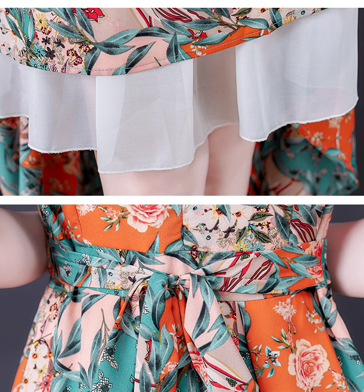 2021 Summer New Style Chiffon Fashion Elegant High-end Party Printing Holiday Short-sleeved V-neck Dress Dresses for Women
2021 Summer New Style Chiffon Fashion Elegant High-end Party Printing Holiday Short-sleeved V-neck Dress Dresses for Women