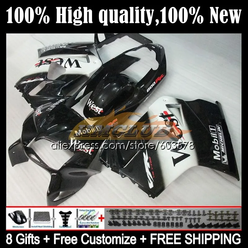 Body For HONDA Interceptor VFR800 VFR 800RR 800 RR 89CL.33 VFR800RR 98 99 00 01 VFR800R 1998 1999 2000 2001 Fairing Black West
Body For HONDA Interceptor VFR800 VFR 800RR 800 RR 89CL.33 VFR800RR 98 99 00 01 VFR800R 1998 1999 2000 2001 Fairing Black West