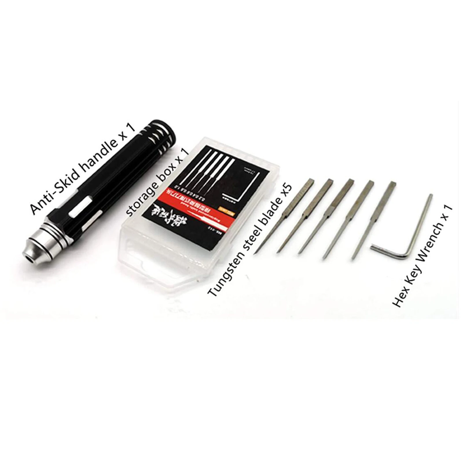 Model Scriber Resin Carved Scribe Line Tool for Model 5 Blades 0.2/0.4/0.6/0.8/1.0mm Carver Model Tool for Gundam Model
Model Scriber Resin Carved Scribe Line Tool for Model 5 Blades 0.2/0.4/0.6/0.8/1.0mm Carver Model Tool for Gundam Model