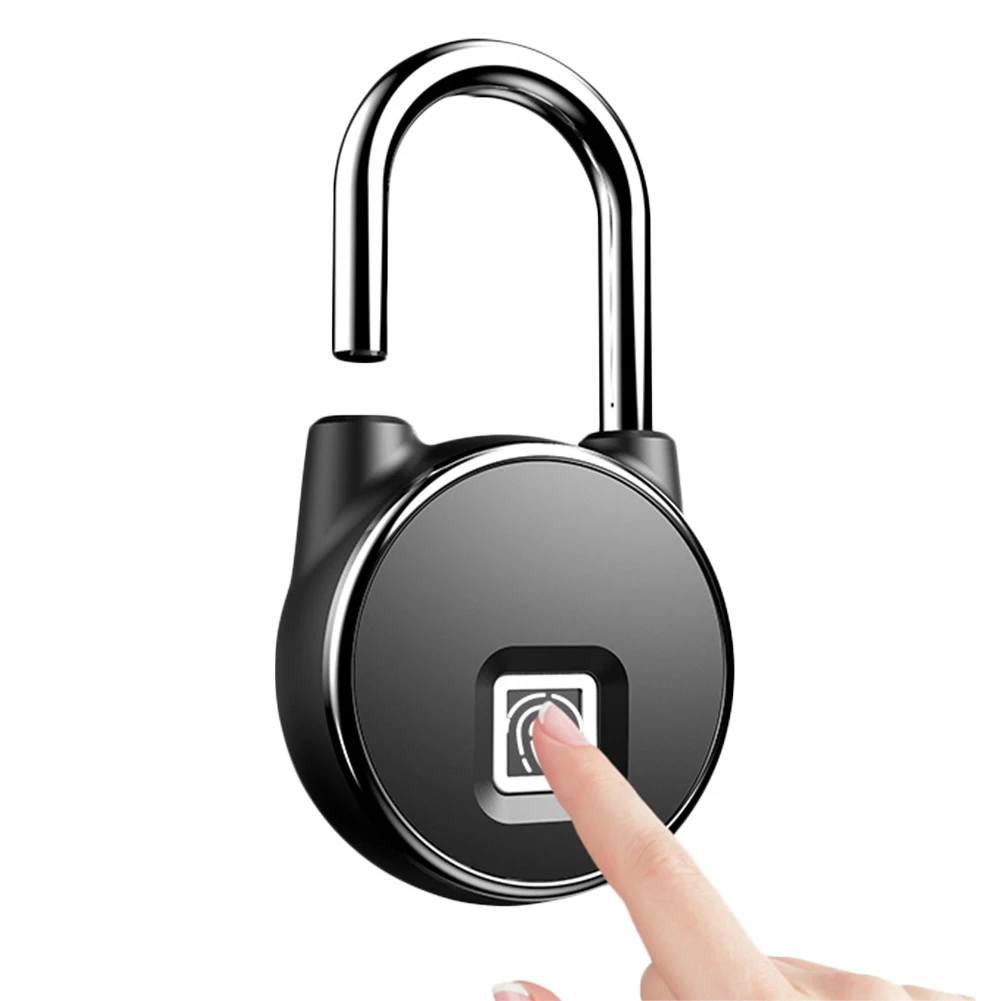 Fingerprint Padlock Smart Keyless Anti-Theft Lock via APP/Fingerprint Unlock with 10 Fingerprint Storage for Door Suitcase Bike
Fingerprint Padlock Smart Keyless Anti-Theft Lock via APP/Fingerprint Unlock with 10 Fingerprint Storage for Door Suitcase Bike