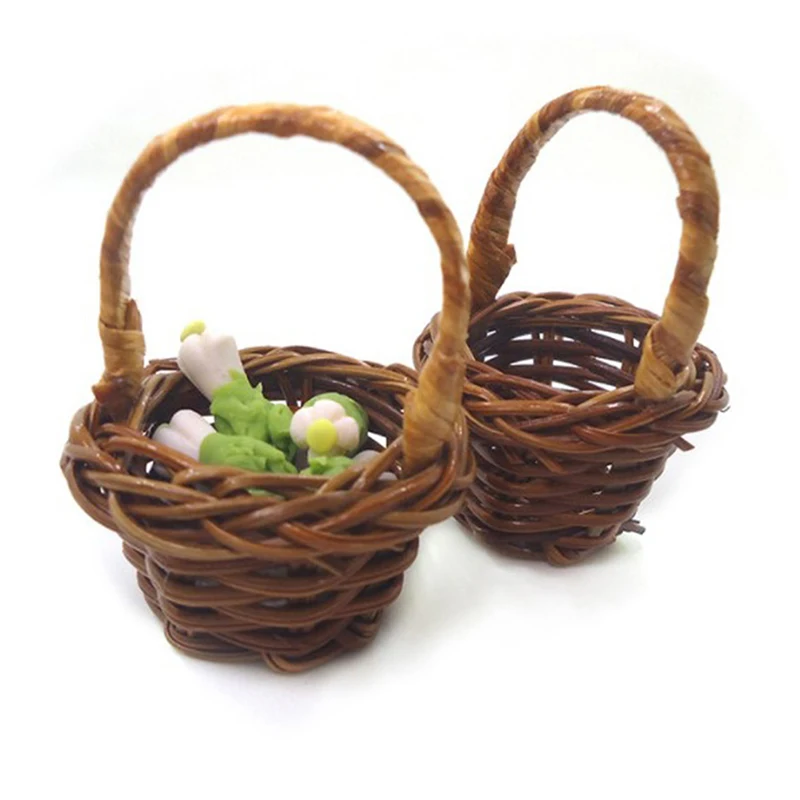1 Pcs 1: 12 Dollhouse Accessories Miniature Kitchen Round Decoration Rattan Basket Fruit Basket Kids Toys
1 Pcs 1: 12 Dollhouse Accessories Miniature Kitchen Round Decoration Rattan Basket Fruit Basket Kids Toys