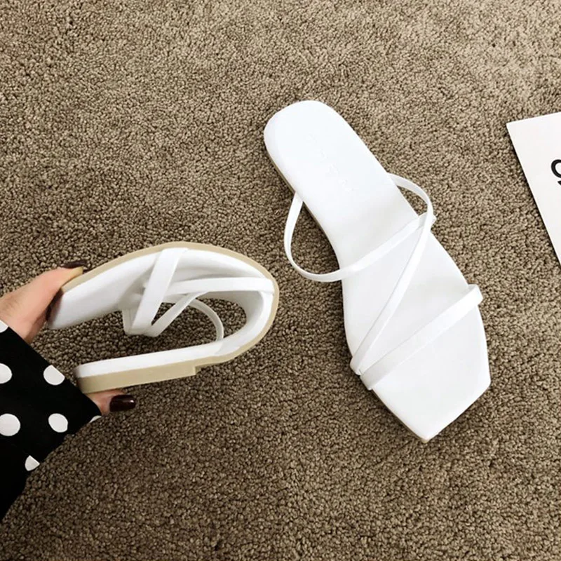 Women Slippers Fashion Narrow Band Summer Slides Open Toe Flat Heel Slides Outdoor Casual Beach Sandal Shoes Ladies Flip Flops
Women Slippers Fashion Narrow Band Summer Slides Open Toe Flat Heel Slides Outdoor Casual Beach Sandal Shoes Ladies Flip Flops