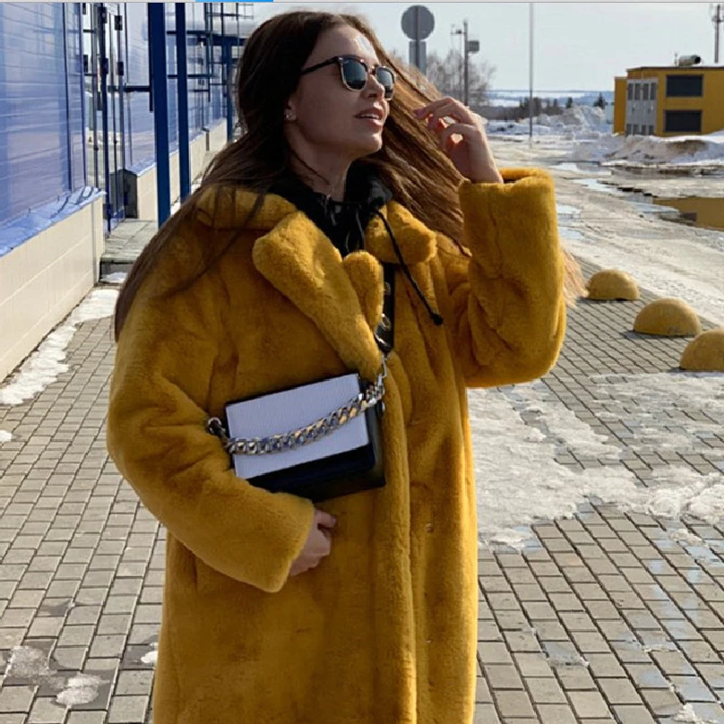 Зимнее длинное пальто из кроличьего меха, женские утепленные пушистые Кашемировые Куртки, повседневные свободные мягкие женские пальто с л...
Зимнее длинное пальто из кроличьего меха, женские утепленные пушистые Кашемировые Куртки, повседневные свободные мягкие женские пальто с л...