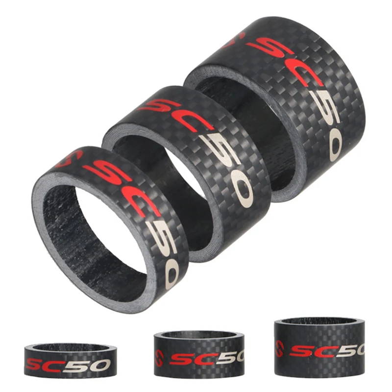 3Pcs/Set Full Carbon Bicycle Front Fork Washer Front Headset Spacers 10/15/20mm Front Fork Adjustment Space
3Pcs/Set Full Carbon Bicycle Front Fork Washer Front Headset Spacers 10/15/20mm Front Fork Adjustment Space