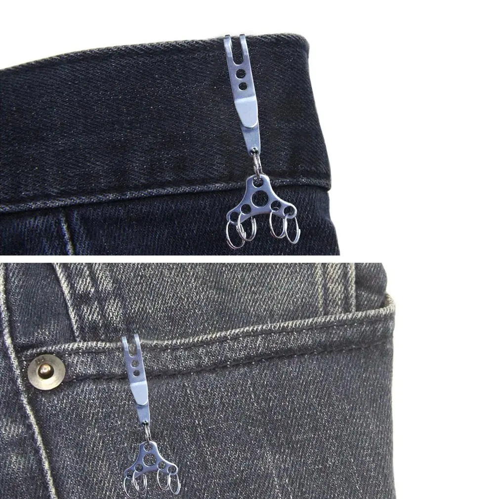 Mini Silver Pocket Clips Carabiner Stainless Steel Bag Waist Belt Hanging Clip Metal Key Buckles Holder Outdoor Quicklink Tool
Mini Silver Pocket Clips Carabiner Stainless Steel Bag Waist Belt Hanging Clip Metal Key Buckles Holder Outdoor Quicklink Tool