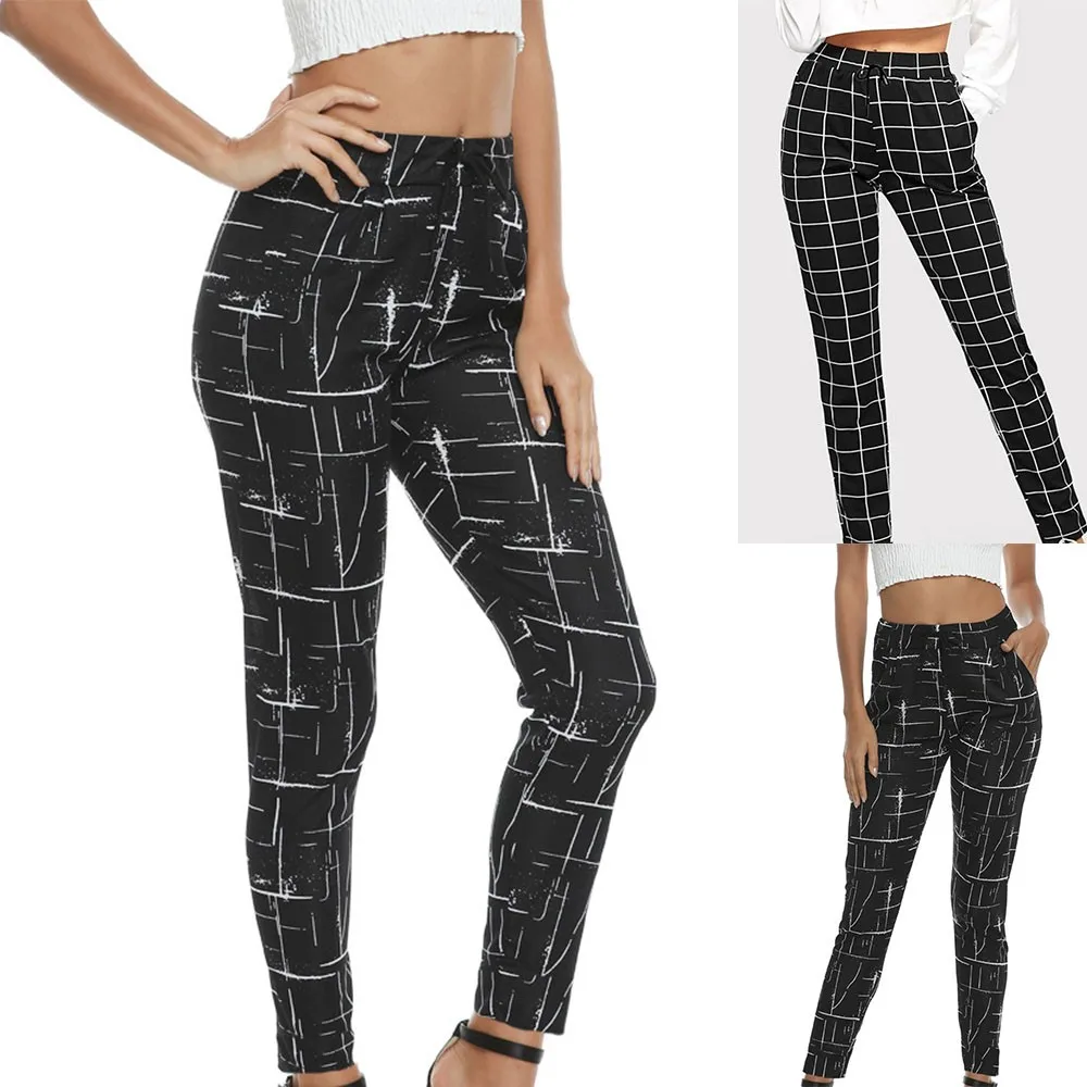 Oversize Womens Elegant Loose Casual Elastic Plaid Lattice Harem Pants Trousers Band Pocket Sports Leggings
Oversize Womens Elegant Loose Casual Elastic Plaid Lattice Harem Pants Trousers Band Pocket Sports Leggings