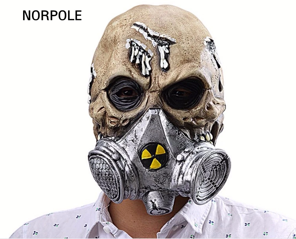 Factory price Biochemical antivirus skull Mask Skull Head mask Halloween Bar Party Latex Horrible Mask Dress Up Cosplay Props
Factory price Biochemical antivirus skull Mask Skull Head mask Halloween Bar Party Latex Horrible Mask Dress Up Cosplay Props
