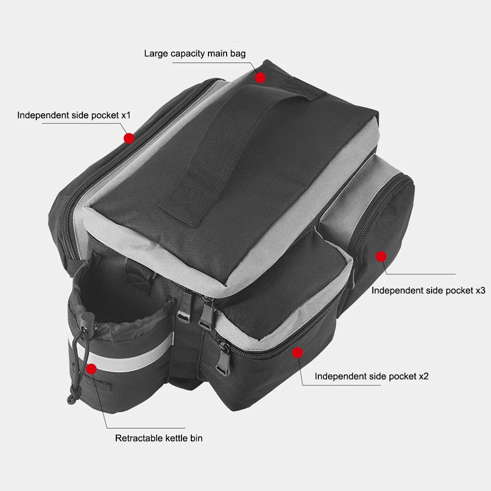 Bicycle Pannier Bags Large Capacity Bike MTB Cycling Rear Seat Trunk Carrier Outdoor Sport Travel Large Capacity Pouch
Bicycle Pannier Bags Large Capacity Bike MTB Cycling Rear Seat Trunk Carrier Outdoor Sport Travel Large Capacity Pouch