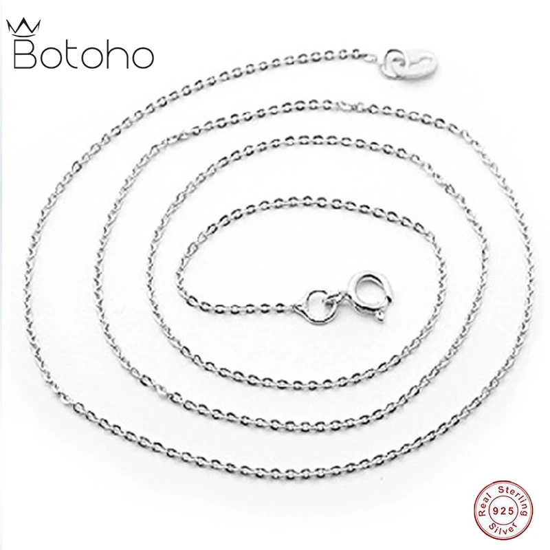 BOTOHO 925 Sterling Silver Jewelry Short Clavicle Chain Without Pendant Simple Silver Cross Chain Box Aberdeen Chain For Women
BOTOHO 925 Sterling Silver Jewelry Short Clavicle Chain Without Pendant Simple Silver Cross Chain Box Aberdeen Chain For Women