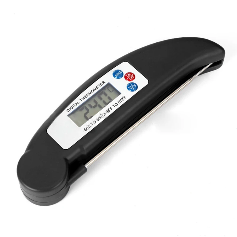 TS-90 Foldable Food Thermometer of Probe Digital Food BBQ Meat Oven Kitchen Thermometer Cooking Water Oil Temperature Testing 
TS-90 Foldable Food Thermometer of Probe Digital Food BBQ Meat Oven Kitchen Thermometer Cooking Water Oil Temperature Testing