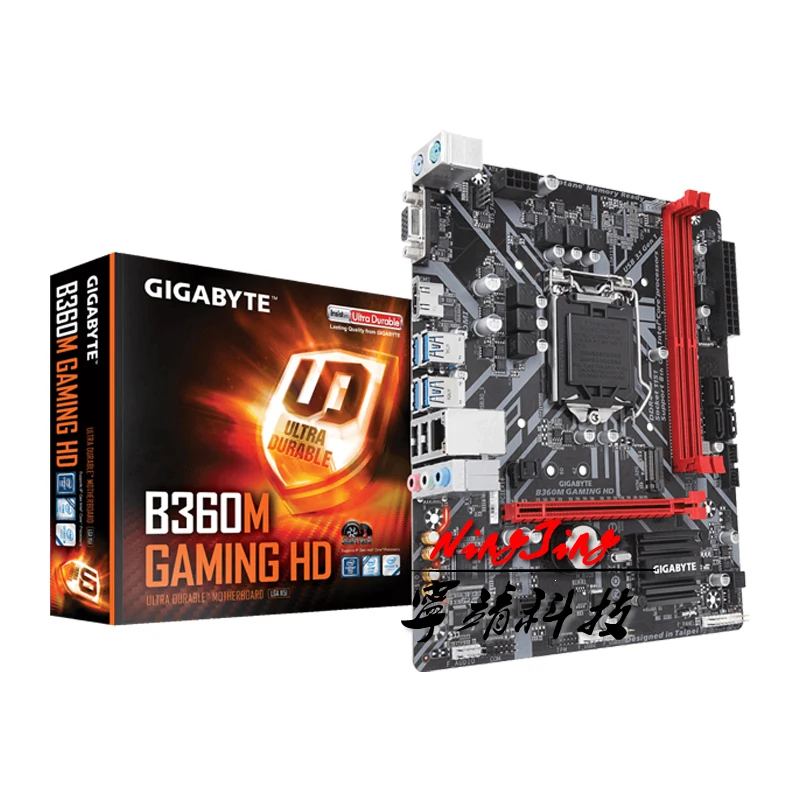 Gigabyte GA B360M игровой HD M ATX Intel B360/DDR4/двойные каналы/SSD/32G/USB3.1/STAT3.0/Новый/может