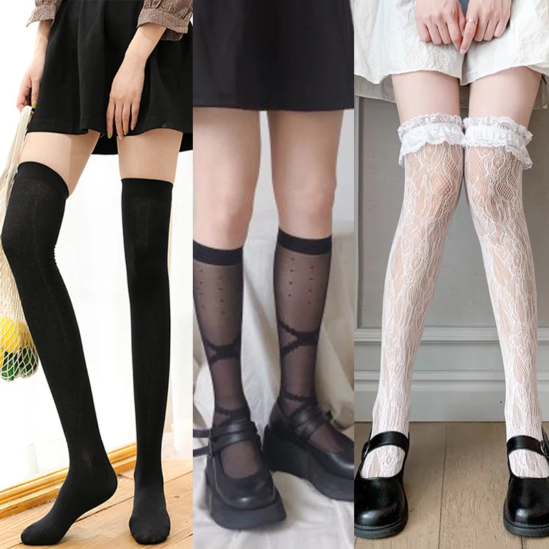 Knee High Socks Black White Gray Navy Long Socks Solid Color Winter Warm Socks Fashion Sexy Nylon Stockings Medias Mujer
Knee High Socks Black White Gray Navy Long Socks Solid Color Winter Warm Socks Fashion Sexy Nylon Stockings Medias Mujer