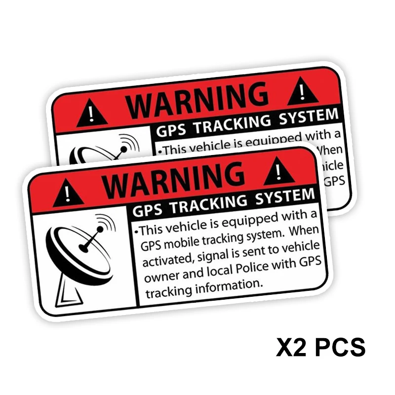 13 cm 2 PCS Warning GPS Alarm System Decal Car Sticker Waterproof Auto Decoration for Car Bumper Rear Window N100 
13 cm 2 PCS Warning GPS Alarm System Decal Car Sticker Waterproof Auto Decoration for Car Bumper Rear Window N100