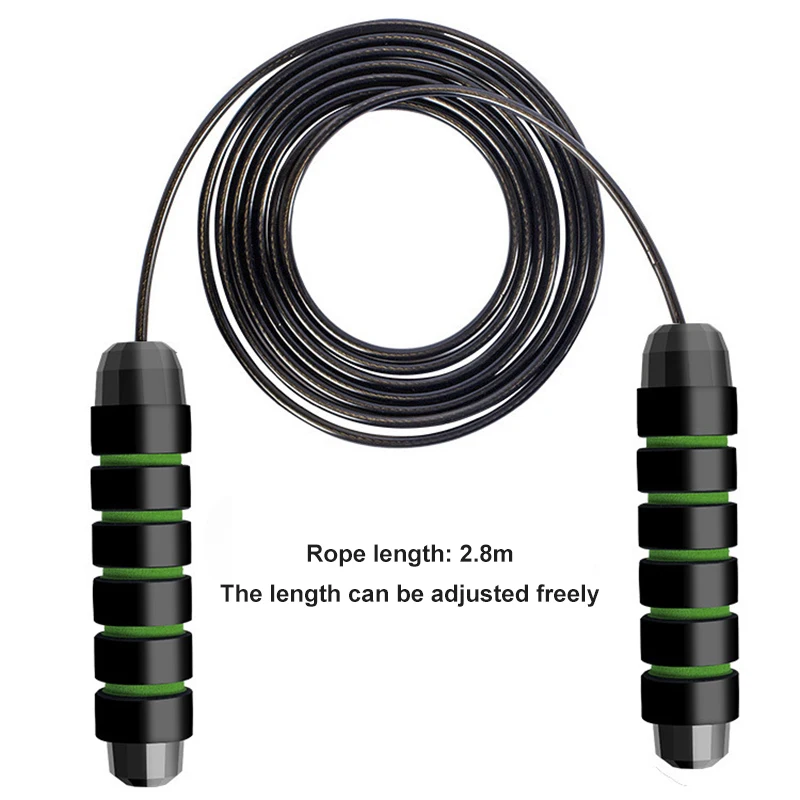 Jump Rope Tangle-Free Rapid Speed Jumping Rope Cable With Ball Bearings Steel Skipping Rope Gym Fitness Home Exercise Slim Body
Jump Rope Tangle-Free Rapid Speed Jumping Rope Cable With Ball Bearings Steel Skipping Rope Gym Fitness Home Exercise Slim Body