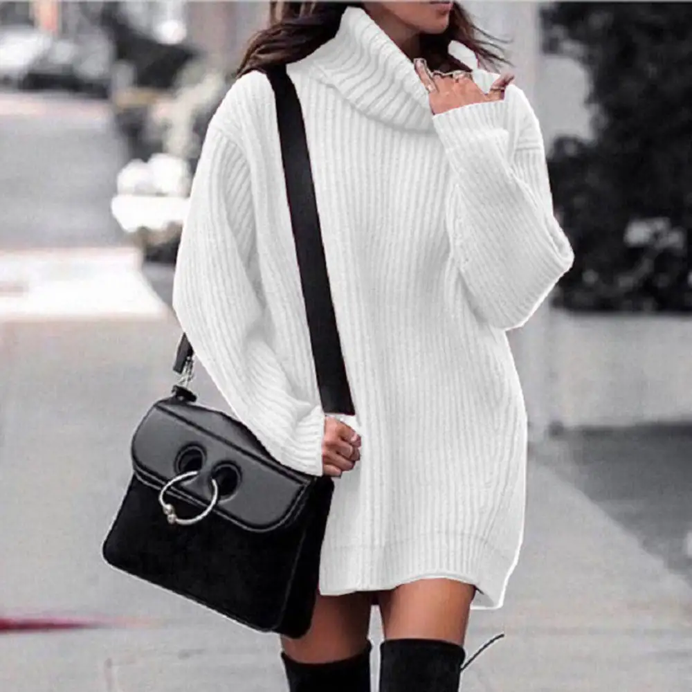 Turtleneck Sweaters Winter Women Sweater Casual White Female Knitted Pullovers Tops Ladies Knitwear 2021 Korean Ins Fashion
Turtleneck Sweaters Winter Women Sweater Casual White Female Knitted Pullovers Tops Ladies Knitwear 2021 Korean Ins Fashion