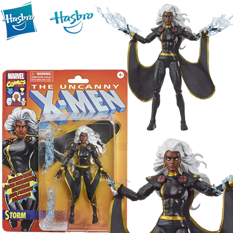 

Hasbro Children's Toys Marvel Legends 6-inch Retro Hanging Card Version X-MEN X-Men Storm Goddess Hand-made Doll Toy Model