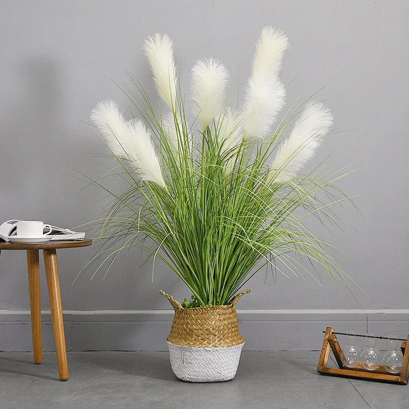 5 Heads Large Artificial Reed Tropical Plants Green Onion Grass Arrangement Home Garden Wedding Living Room Decor Setaria 100 Cm
5 Heads Large Artificial Reed Tropical Plants Green Onion Grass Arrangement Home Garden Wedding Living Room Decor Setaria 100 Cm
