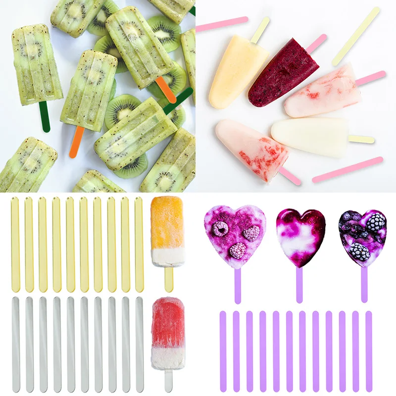 10pcs Acrylic Ice Cream Sticks 11.5x1cm Popsicle Sticks Kids DIY Ice Cream Making Crafts Flat Head Popsicle Stick Kitchen Tools
10pcs Acrylic Ice Cream Sticks 11.5x1cm Popsicle Sticks Kids DIY Ice Cream Making Crafts Flat Head Popsicle Stick Kitchen Tools