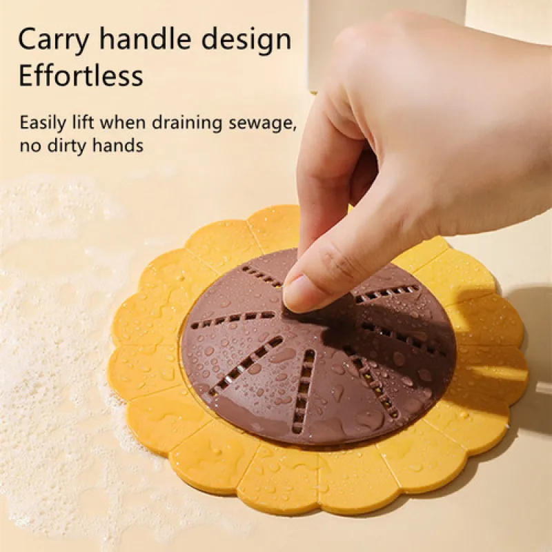 1 Pc Multi-functional Sunflower Drain Cover Hair Catcher Stopper Sink Filter Swivel Anti-Clogging For Toilet Bathroom Kitchen
1 Pc Multi-functional Sunflower Drain Cover Hair Catcher Stopper Sink Filter Swivel Anti-Clogging For Toilet Bathroom Kitchen