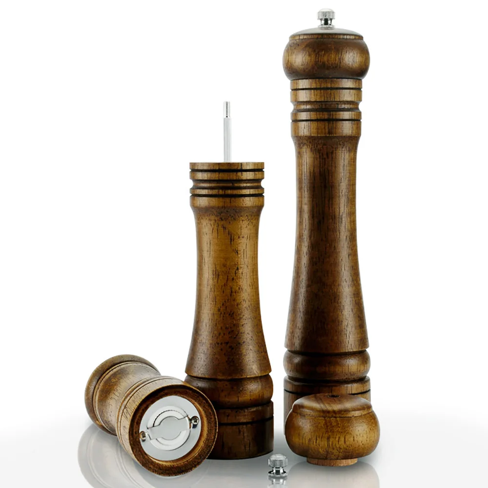 5" 8" 10" Manual Salt and Pepper Mill with Strong Adjustable Ceramic Grinder Kitchen Tools
5" 8" 10" Manual Salt and Pepper Mill with Strong Adjustable Ceramic Grinder Kitchen Tools