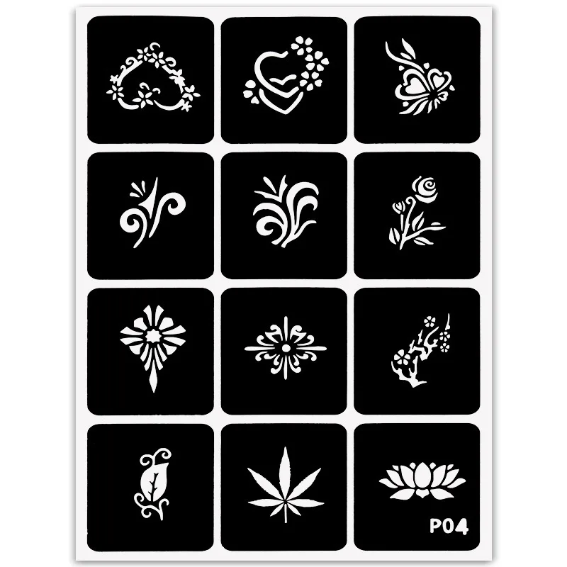 Henna Tattoo Cartoon Stencil Air Brush Stencils Airbrush Sticker Henna Kit Adhesive Stencils Body Art Herbruikbare Sticker
Henna Tattoo Cartoon Stencil Air Brush Stencils Airbrush Sticker Henna Kit Adhesive Stencils Body Art Herbruikbare Sticker