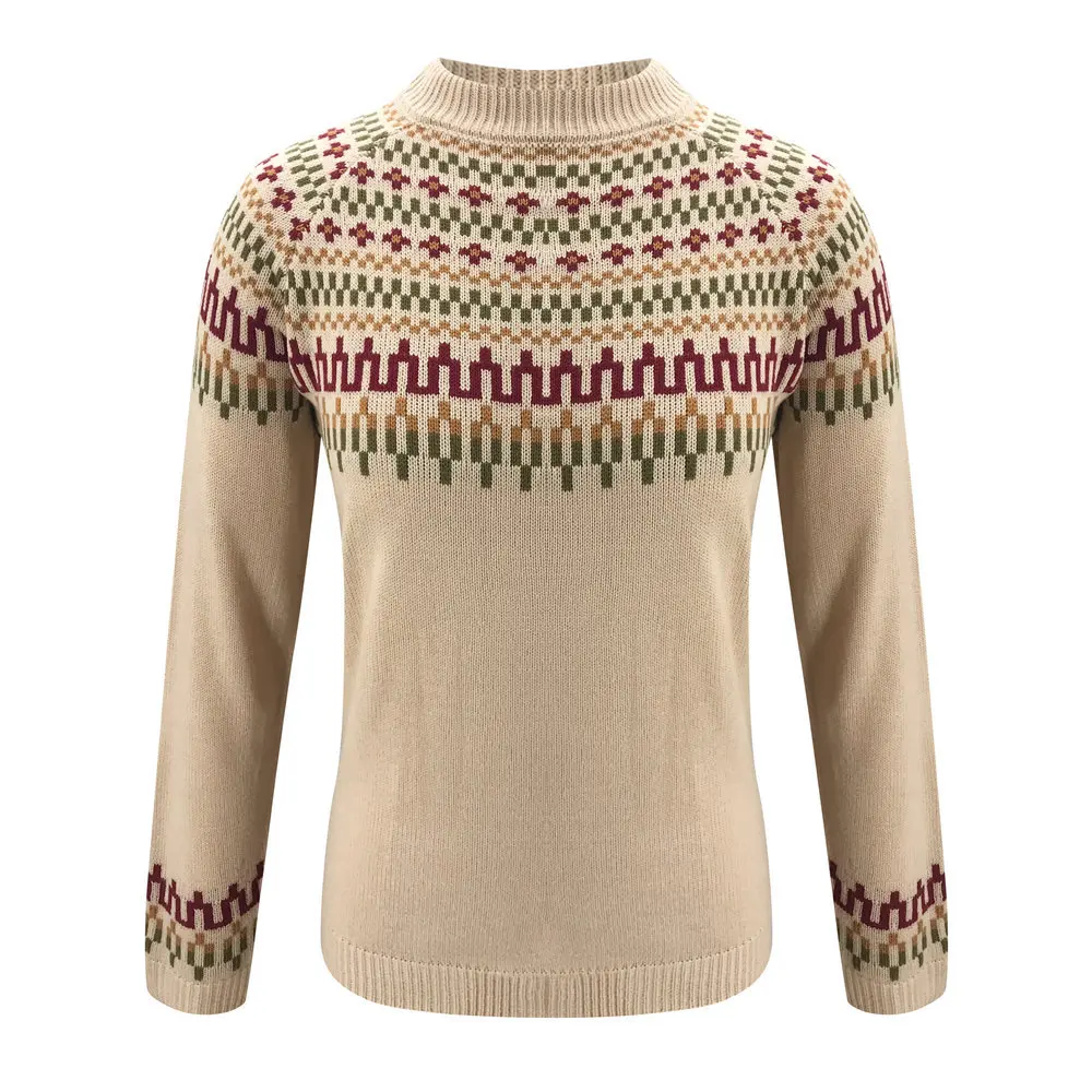 Women Autumn Winter Geometric Pattern Basic Hit Casual Pullover Sweater College Style Harajuku Warm Knitted Sweaters Pull Femme
Women Autumn Winter Geometric Pattern Basic Hit Casual Pullover Sweater College Style Harajuku Warm Knitted Sweaters Pull Femme
