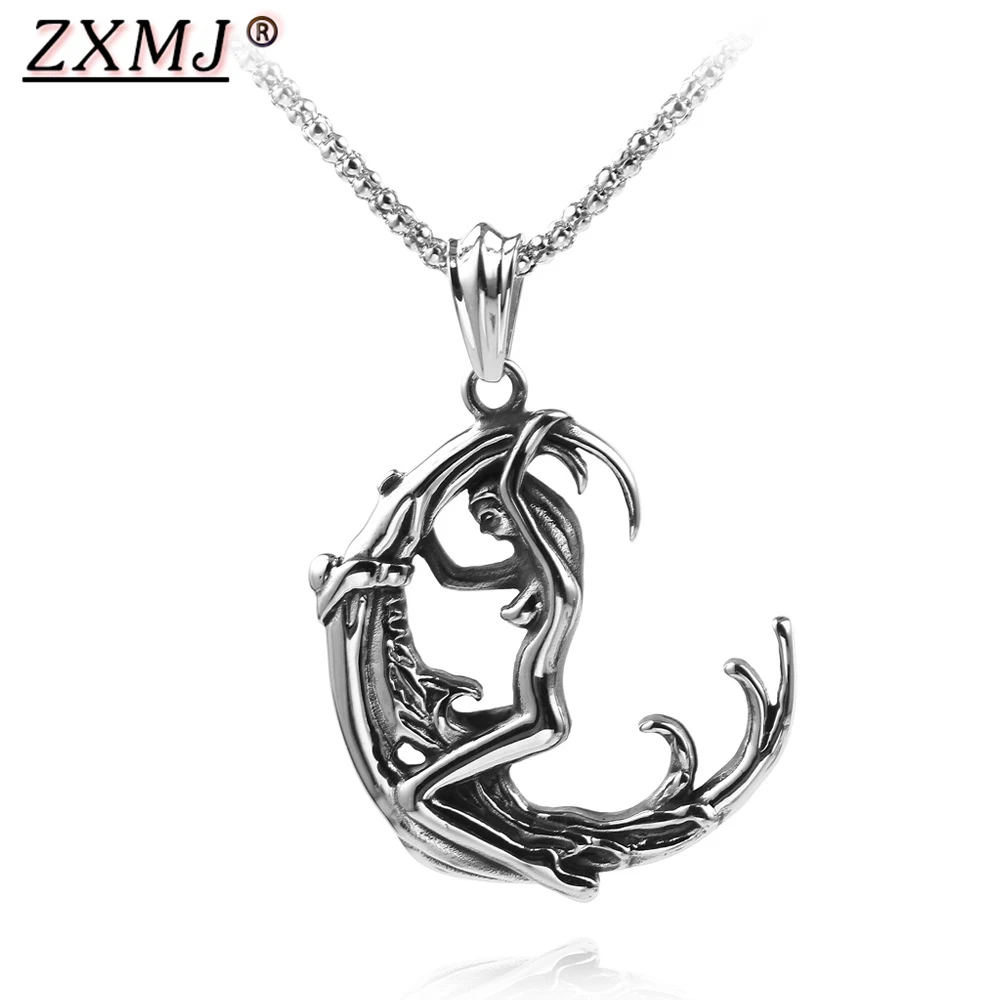 ZXMJ Moon Goddess Wicca Necklace Pendant Witchcraft Witch Gothic Magic Amulet Talisman Vintage For Men Women Jewelry Gift Hot
ZXMJ Moon Goddess Wicca Necklace Pendant Witchcraft Witch Gothic Magic Amulet Talisman Vintage For Men Women Jewelry Gift Hot