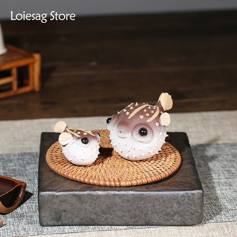 Loiesag Yixing Boutique чай из пурпурного песка Домашние животные воздушная рыба ручная творческая скульптура чайный набор украшения можно поднять
Loiesag Yixing Boutique чай из пурпурного песка Домашние животные воздушная рыба ручная творческая скульптура чайный набор украшения можно поднять