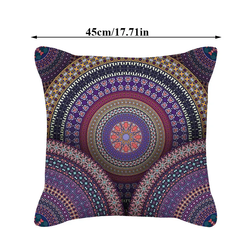 45*45 cm Bohemian Mandala Print Pillow Case Peach Skin Pillowcase for Seat Sofa Bedroom Living Room Cushion Cover Home Decor
45*45 cm Bohemian Mandala Print Pillow Case Peach Skin Pillowcase for Seat Sofa Bedroom Living Room Cushion Cover Home Decor