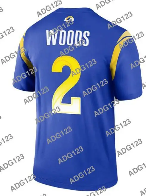 Stitch Los Angeles Robert Woods Blue Men Women Kid Youth Vapor Limited Jersey