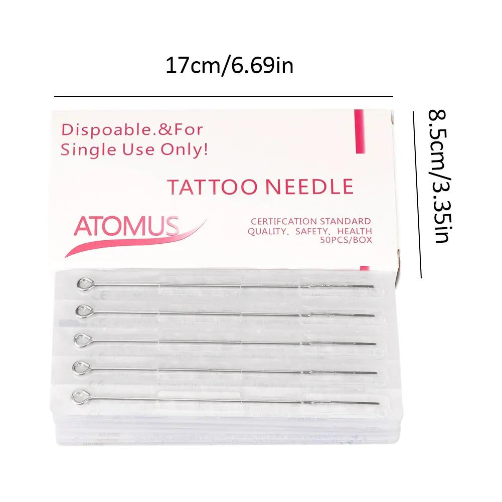 Mixed Tattoo Needles Set Sterilized Stainless Steel 3RL 5RL 7RL 9RL 3RS 5RS 7RS 9RS 5F 7F Makeup Tattoo Needles Permanent 50PCS
Mixed Tattoo Needles Set Sterilized Stainless Steel 3RL 5RL 7RL 9RL 3RS 5RS 7RS 9RS 5F 7F Makeup Tattoo Needles Permanent 50PCS