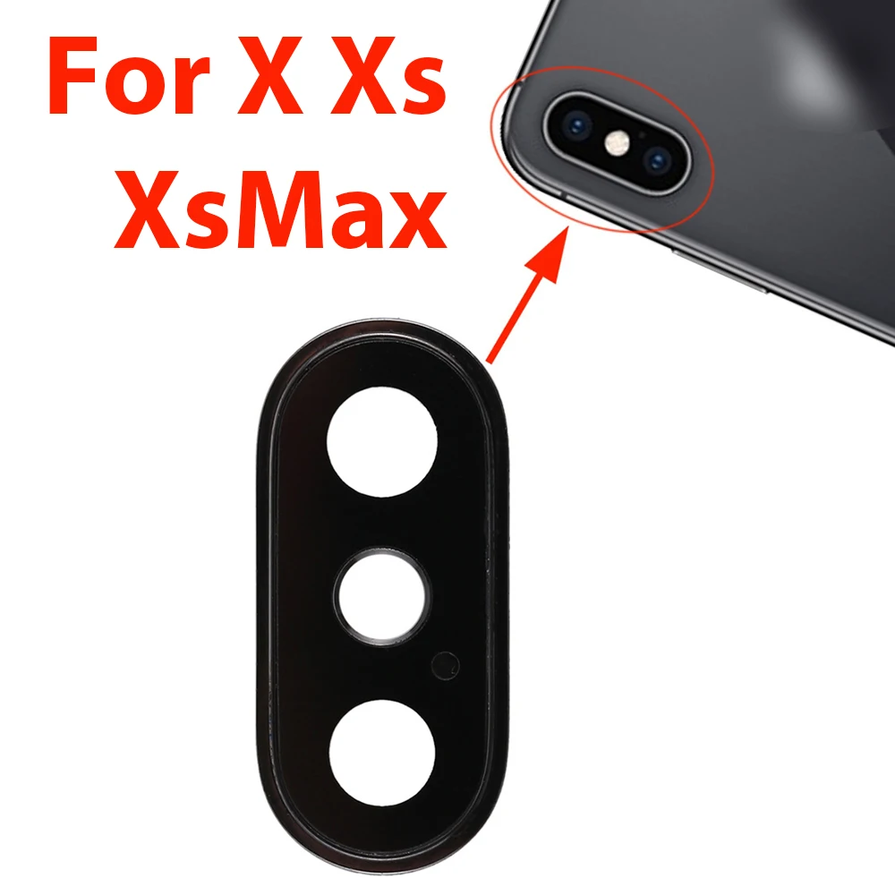 Back Rear Camera Glass Lens Ring Cover With Frame Holder For iPhone X Xs Xs Max Camera Glass Lens + Frame Parts
Back Rear Camera Glass Lens Ring Cover With Frame Holder For iPhone X Xs Xs Max Camera Glass Lens + Frame Parts