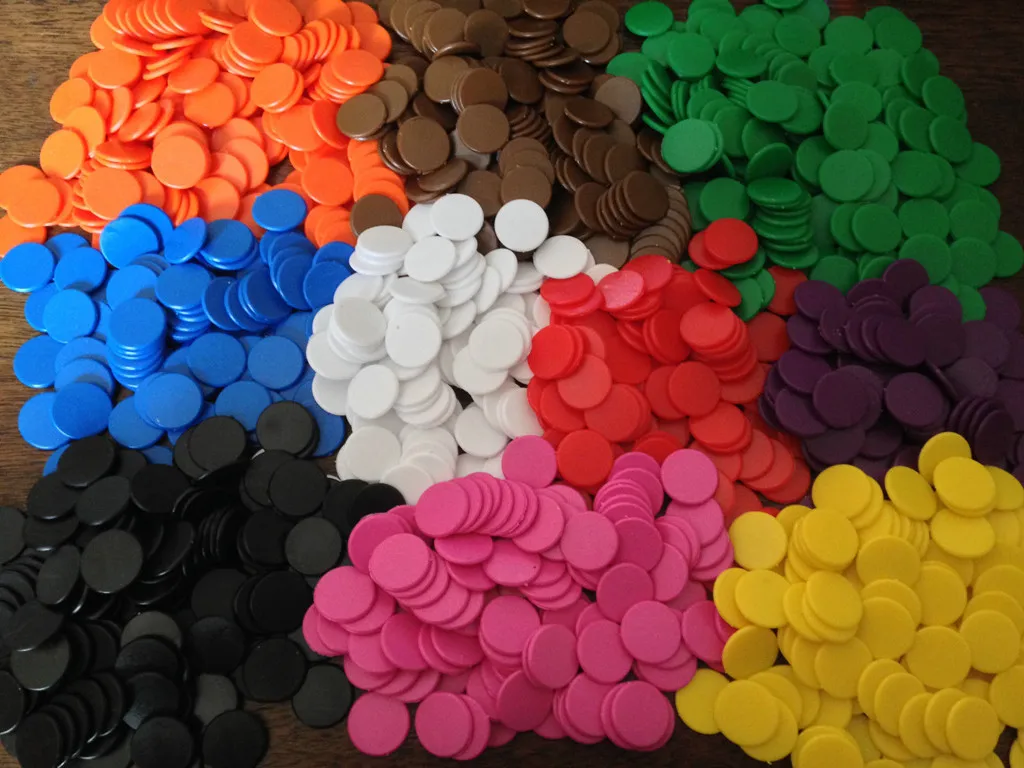 100 Opaque Plastic Board Game Counters Tiddly winks Numeracy Teaching Red Board Games Supplies Accessories
100 Opaque Plastic Board Game Counters Tiddly winks Numeracy Teaching Red Board Games Supplies Accessories