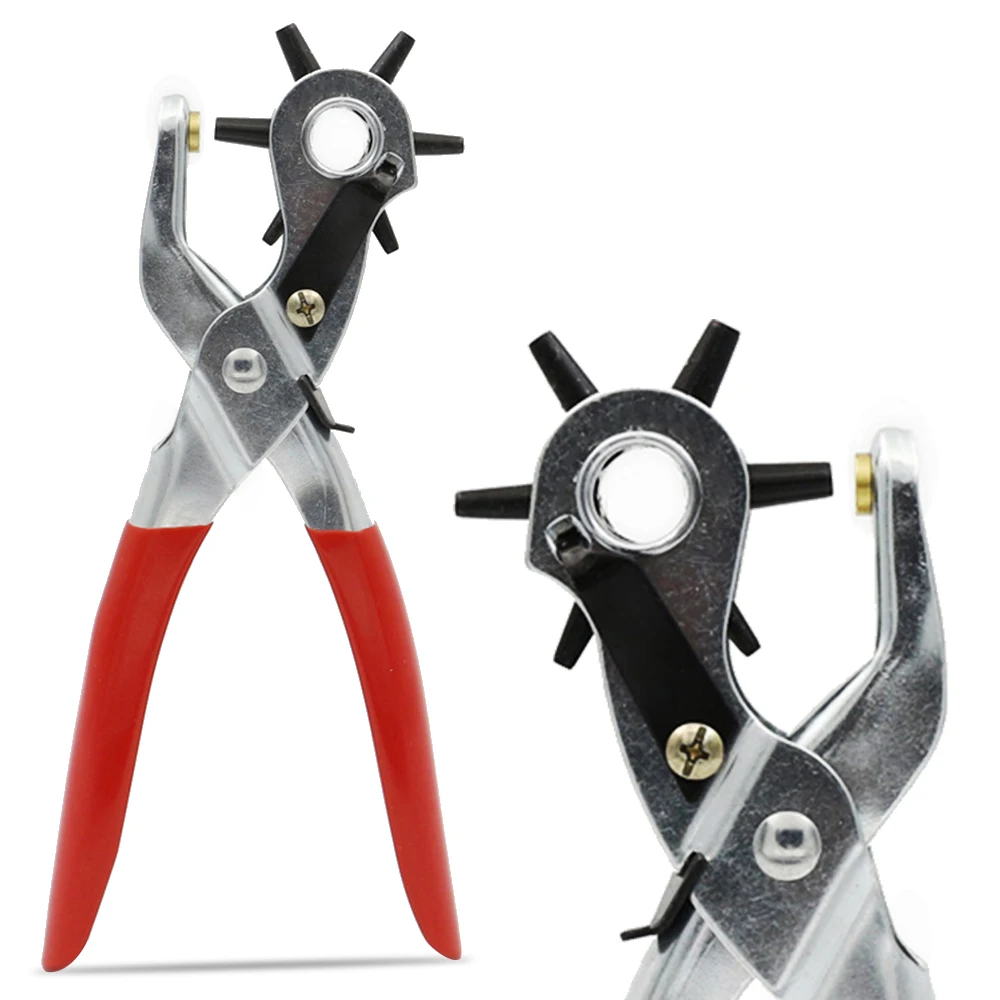 2021 New Belt Hole Punch Plier Eyelet Puncher Revolve Sewing Machine Bag Setter Tool Watchband Strap Household leathercraft
2021 New Belt Hole Punch Plier Eyelet Puncher Revolve Sewing Machine Bag Setter Tool Watchband Strap Household leathercraft