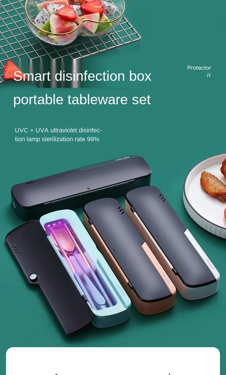 Portable Disinfection Tableware 304 Stainless Steel Chopsticks Spoon Storage Box Single Strap Set Three-Piece Set
Portable Disinfection Tableware 304 Stainless Steel Chopsticks Spoon Storage Box Single Strap Set Three-Piece Set